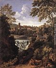 Gaspard Dughet The Falls of Tivoli painting